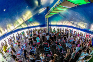 Beer pong tournament at Volume X Festival 2025