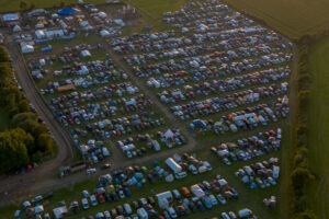 Camping area at Volume X Festival 2025